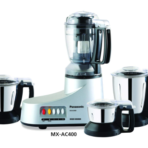 Panasonic (MX-AC400) Super Mixer Grinder 4 Jars-Silver